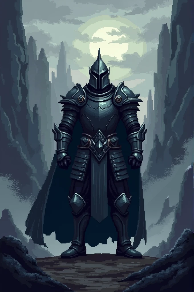 Dark fantasy pixel knight ark profile picture