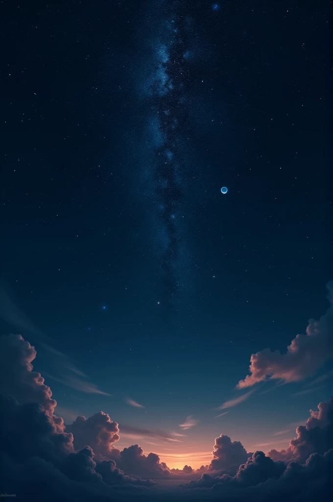 Make an image of night without Moon 
