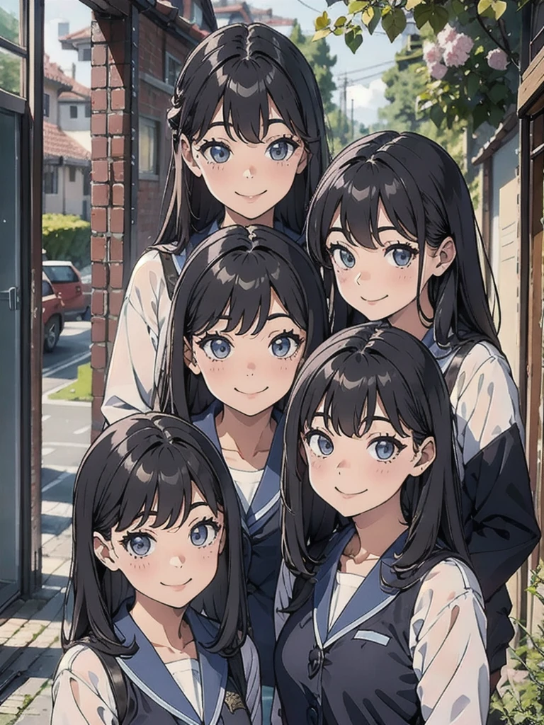 pretty girl、daily、Group photo、Smiling face