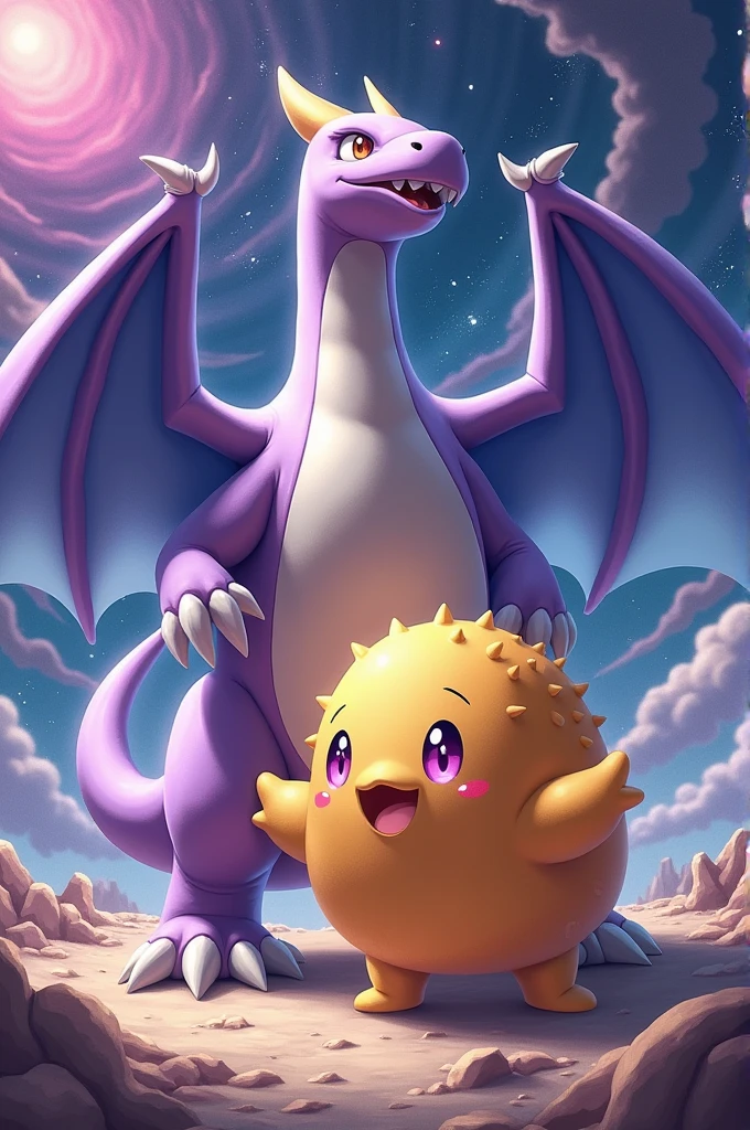 Pokemon Palkia and Mr. Potato Gratin