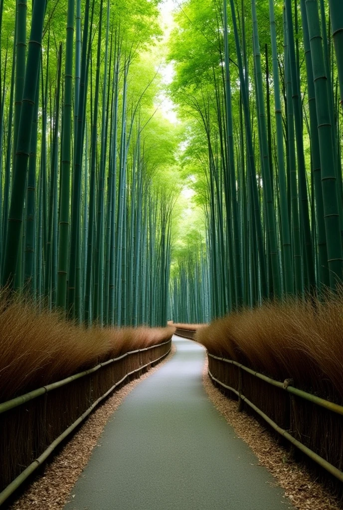 bamboo forest Arashiyama summer cool