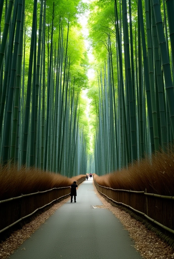 bamboo forest Arashiyama summer cool