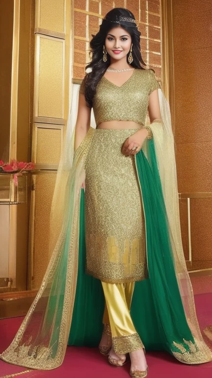 high quality, super sexy princess costume, indian super model,in the heavenly Palace
