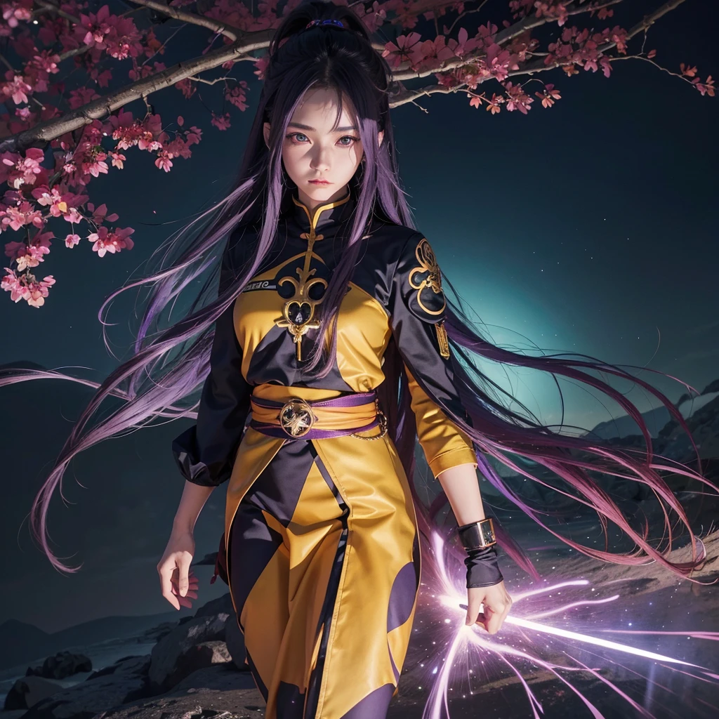 anime boy, with long hair and purple eyes standing in front of the Indonesian flag, 4k anime wallpaper, 4k anime wallpaper, 4k anime wallpaper, 4k anime style, hd anime wallaper, 4k anime art wallpaper, 4k anime art wallpaper, anime wallpaper, art wallpaper anime 8k, badass anime 8k, anime wallpapers, anime wallpapers hd, realistic images, ultra realism, perfect details. very realistic, 4K, UDH. ultra detail, hyper maximalism, fantasy