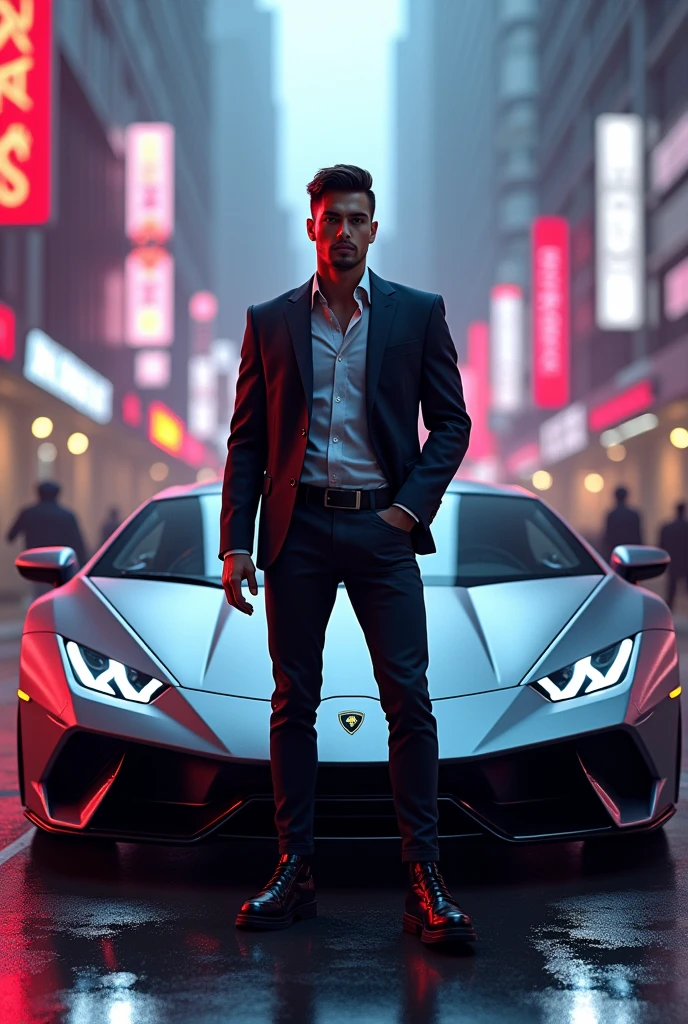 Man in Front. A Lamborghini Style GTA