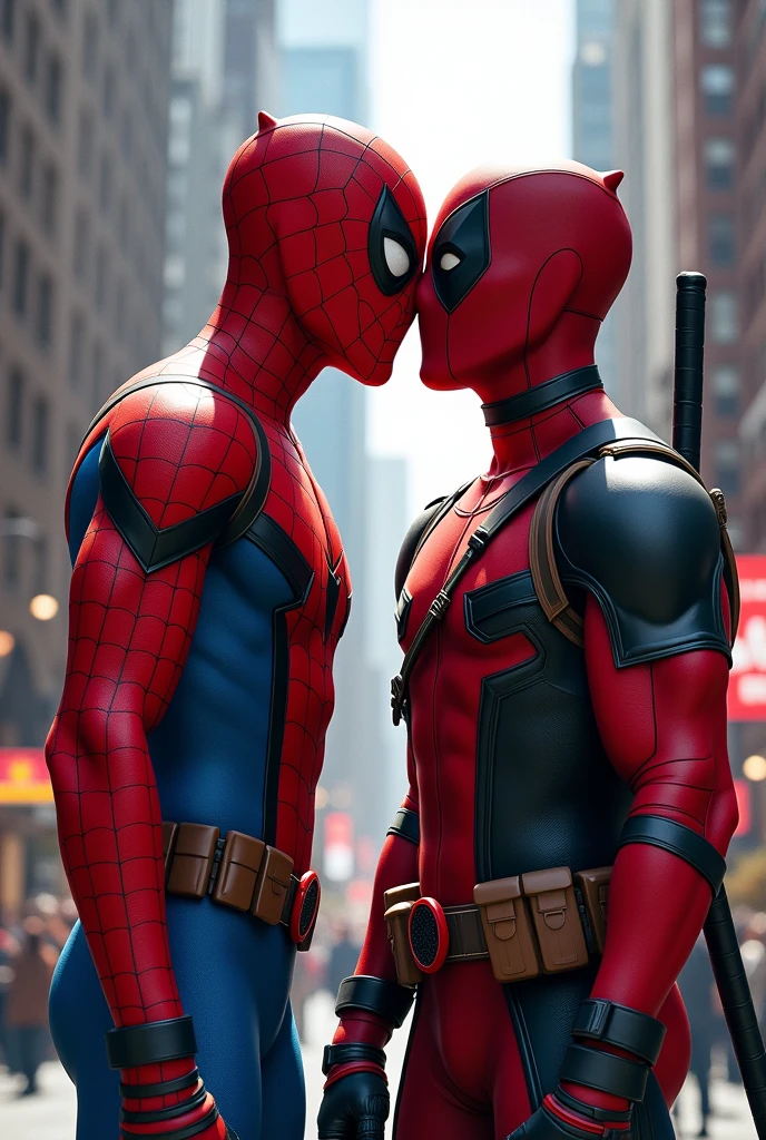 Spider man and Deadpool 