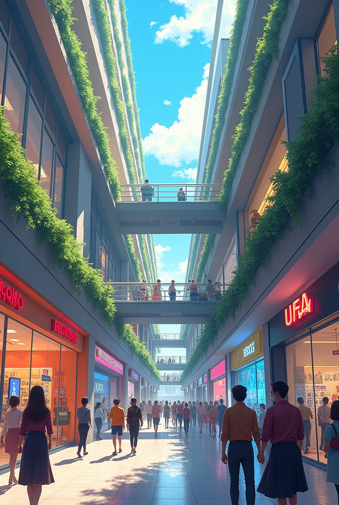 manhwa background mall