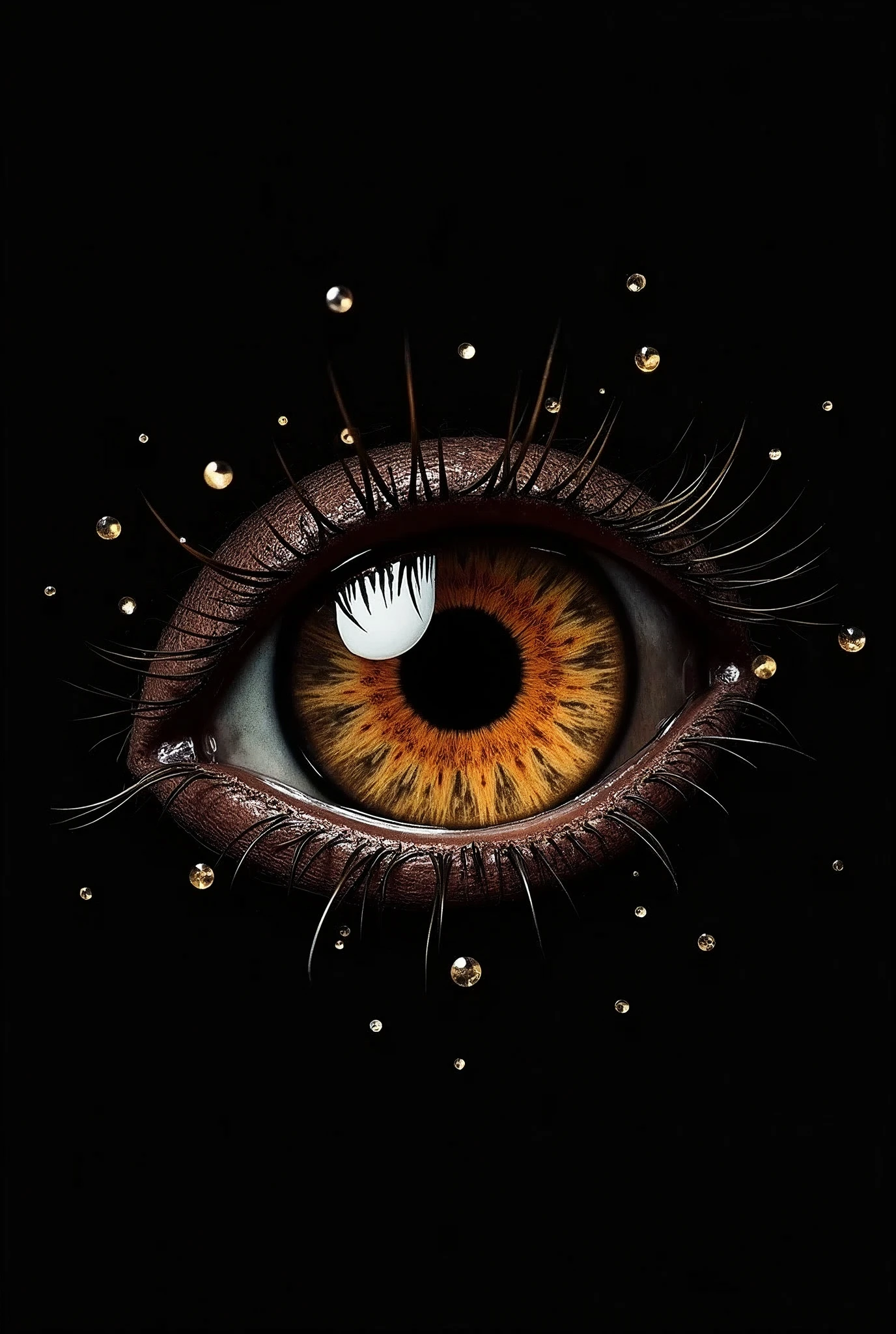 Black background with eye-catching things