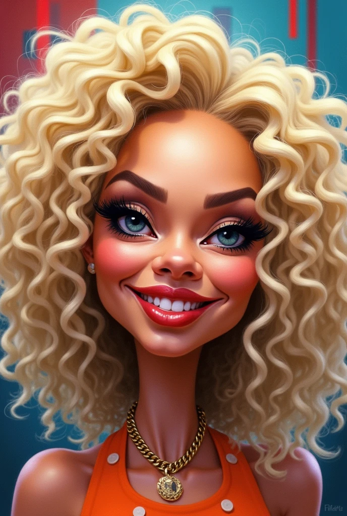 Caricature of a Iggy azalea 