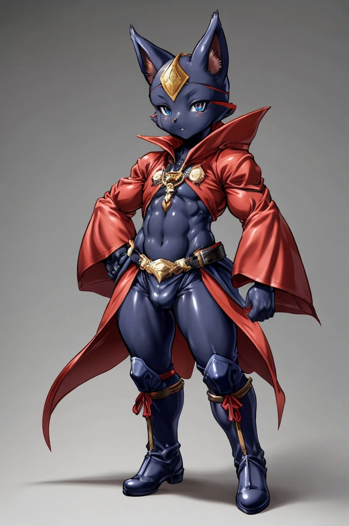 cat, furry male anthro,HD,sharp,boy ((anthro)),1boy,boy,young boy,(look at viewer) ,(perfect eyes),ninja,black cat,black skin,by dr comet,by pochincoff, by jlullaby,by kingbang,by obui,by ZeroQrisu,by sparrow,by gmeen,standing,ninja outfit,((simple background)),(gray background),