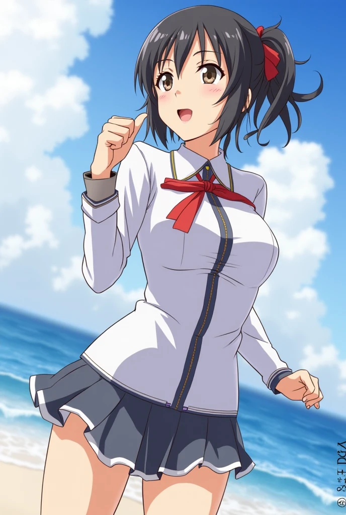 Aoi Kanzaki is an adult anime.「TRUEBLUE」Heroine of、