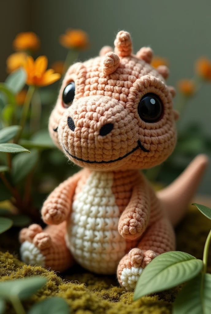 Baby dinosaur amigurumi 