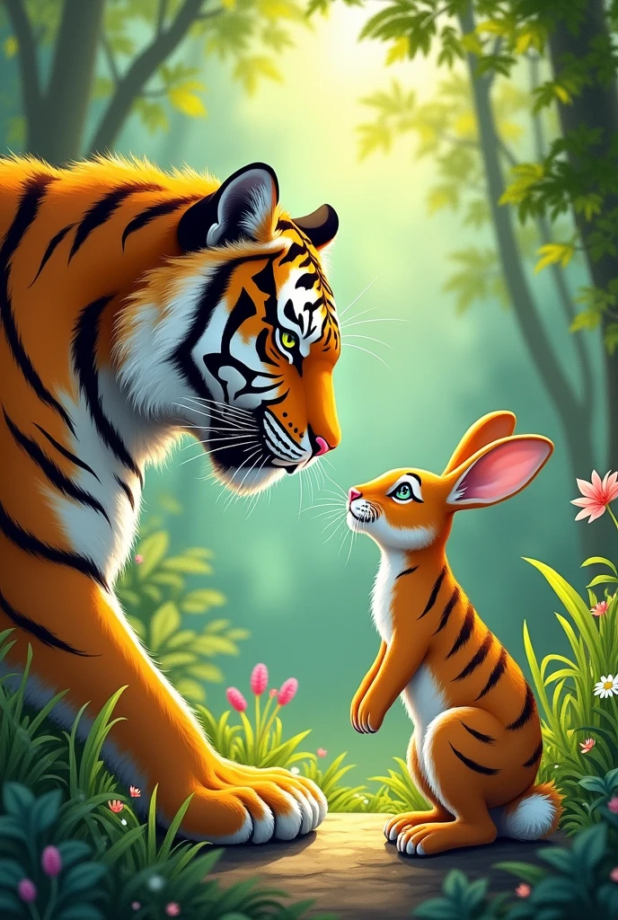 Tiger and rabbit or all animal moral story thumbnail