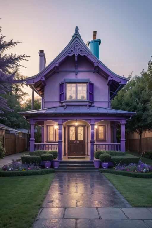 One House wift Color Porple, pixer reality Disney
