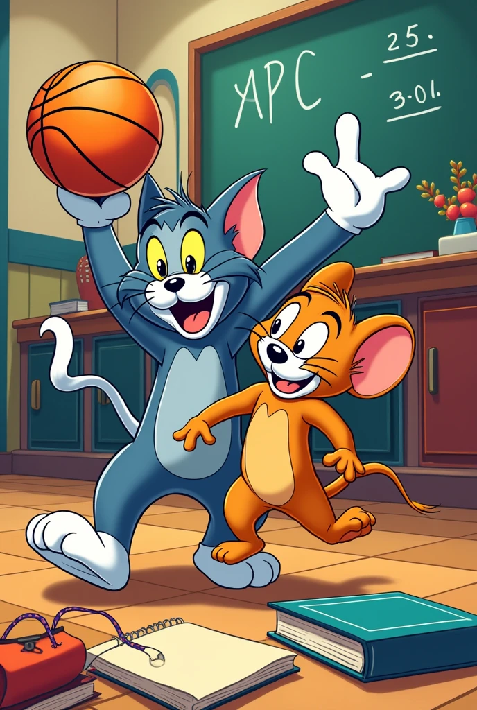 camisa interclasse Tom Jerry