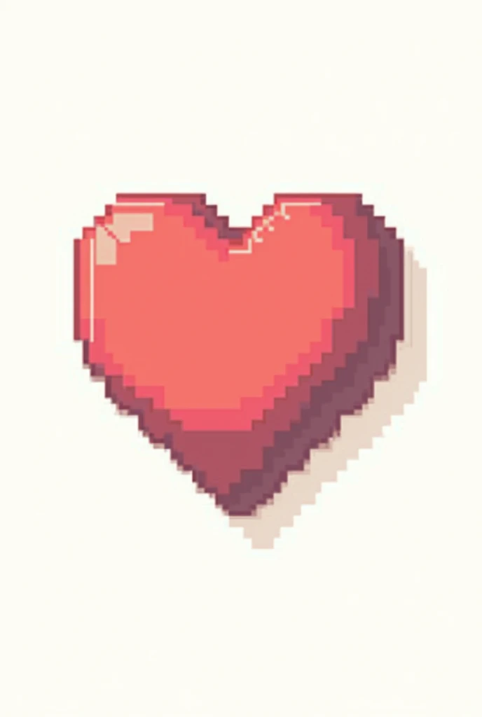 simple heart illustration rpg white background