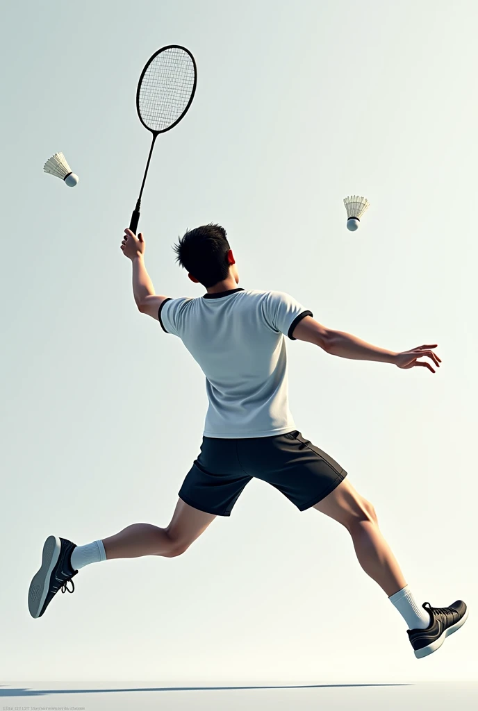 Badminton
Smash
Jump
Backview
Man