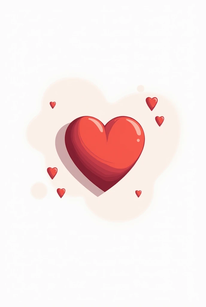 simple heart illustration rpg white background