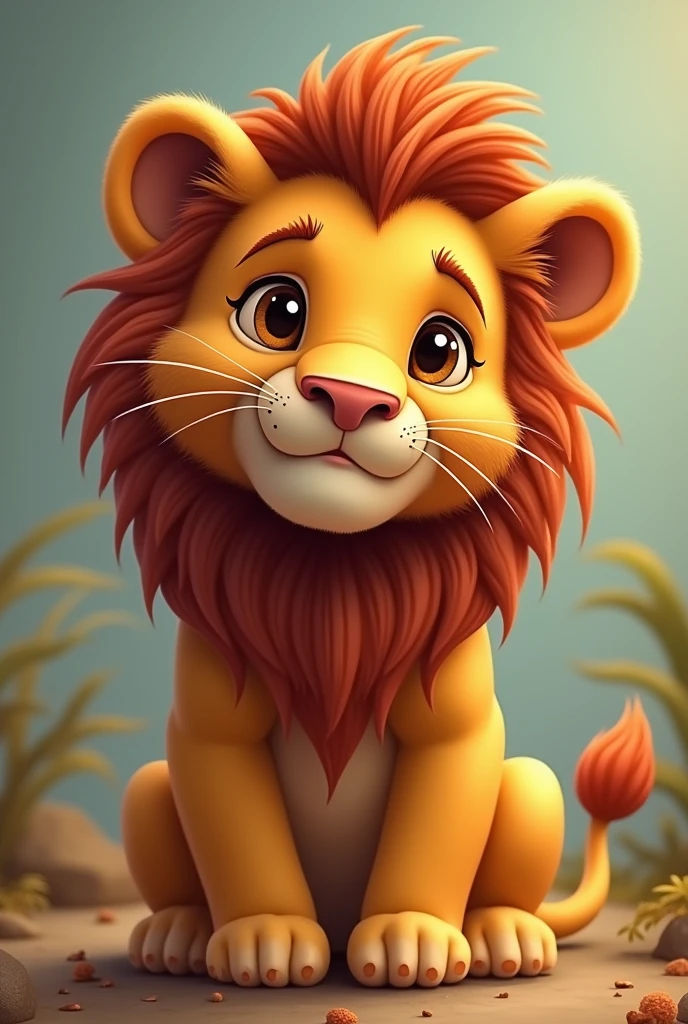 Cute lion