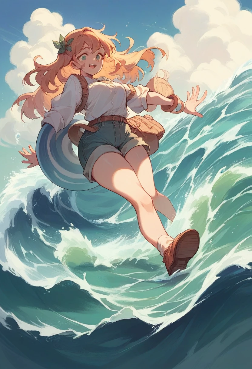 Giant waves of 14 meters