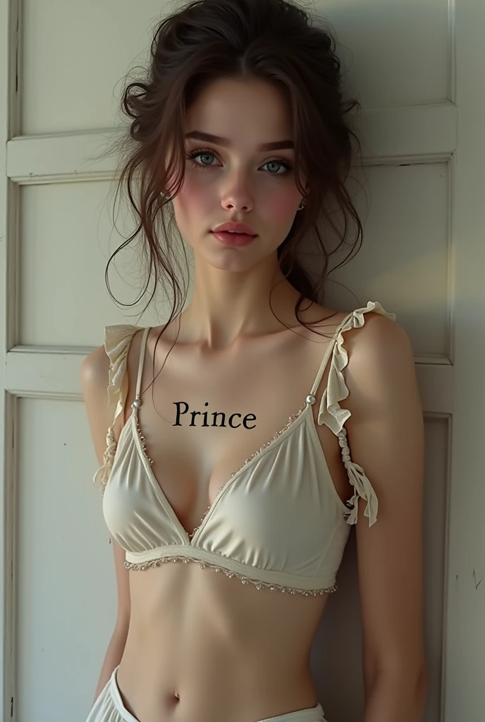 creat a girl and write my name in bra my name is prince