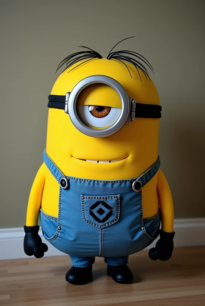 a woman dressed as a Minion 