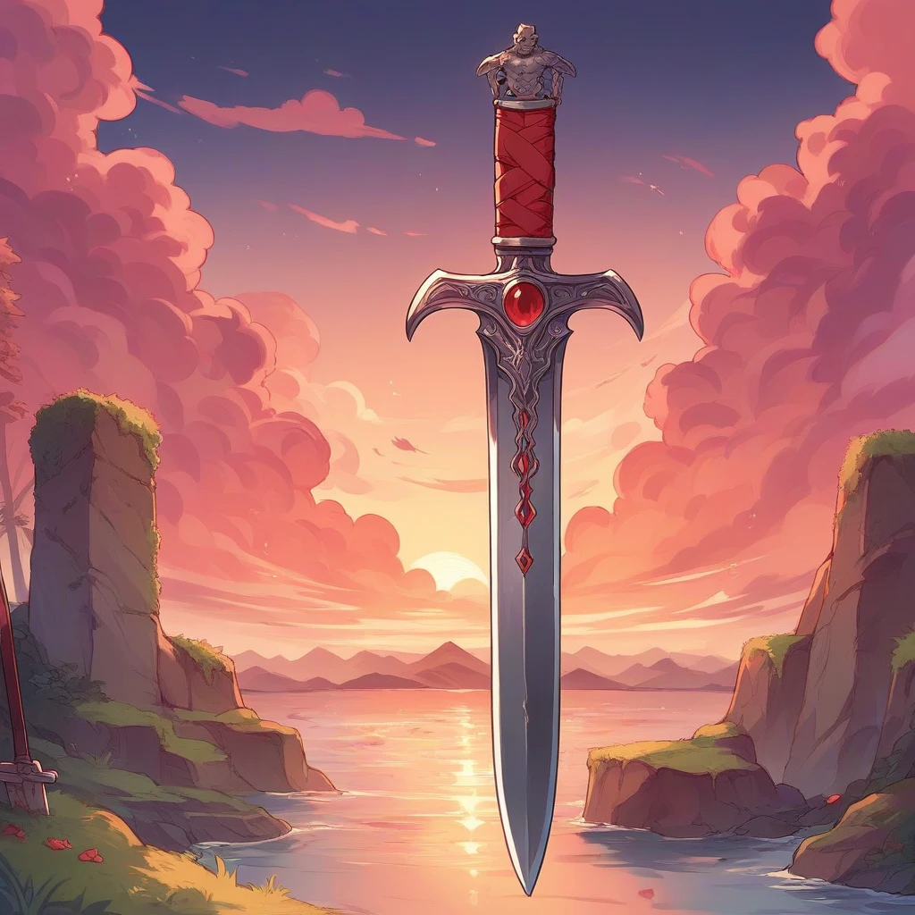 Giant sword made of wolf bone