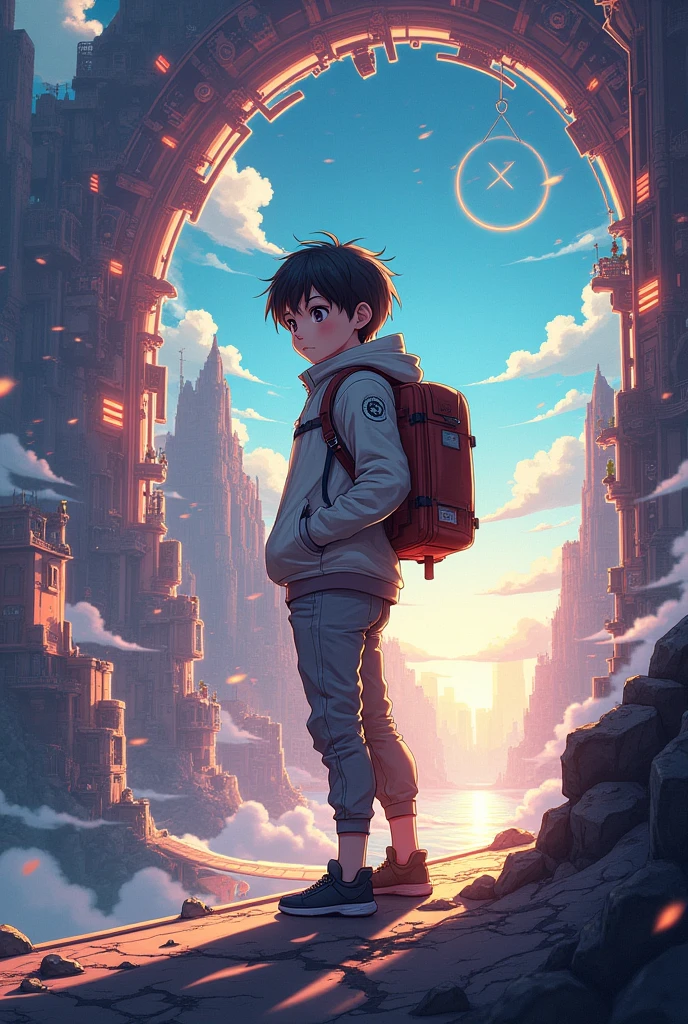 Create anime wallpaper for time traveler