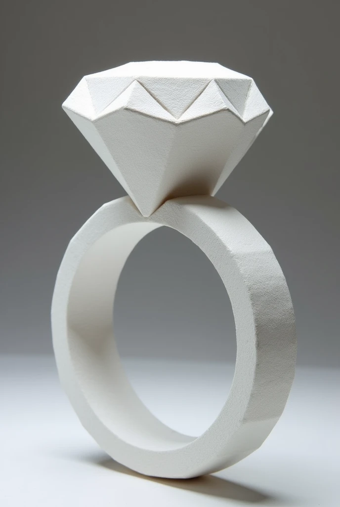 9photorealism: 1 .2), a sculpture of a diamond ring for a hotel made with styrofoam