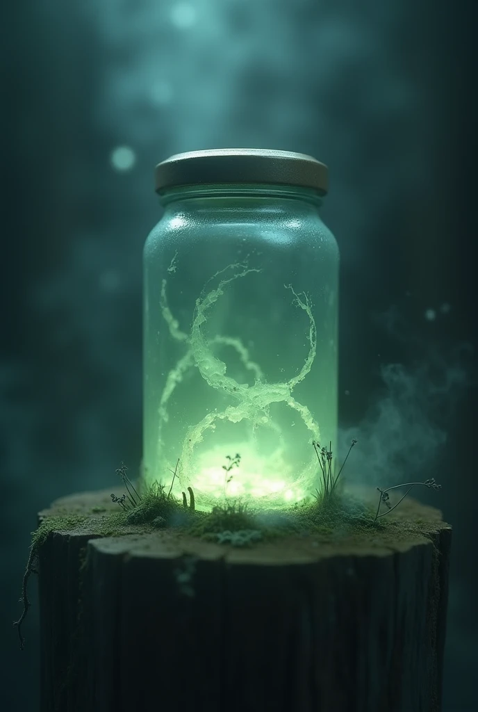 Jar of semen