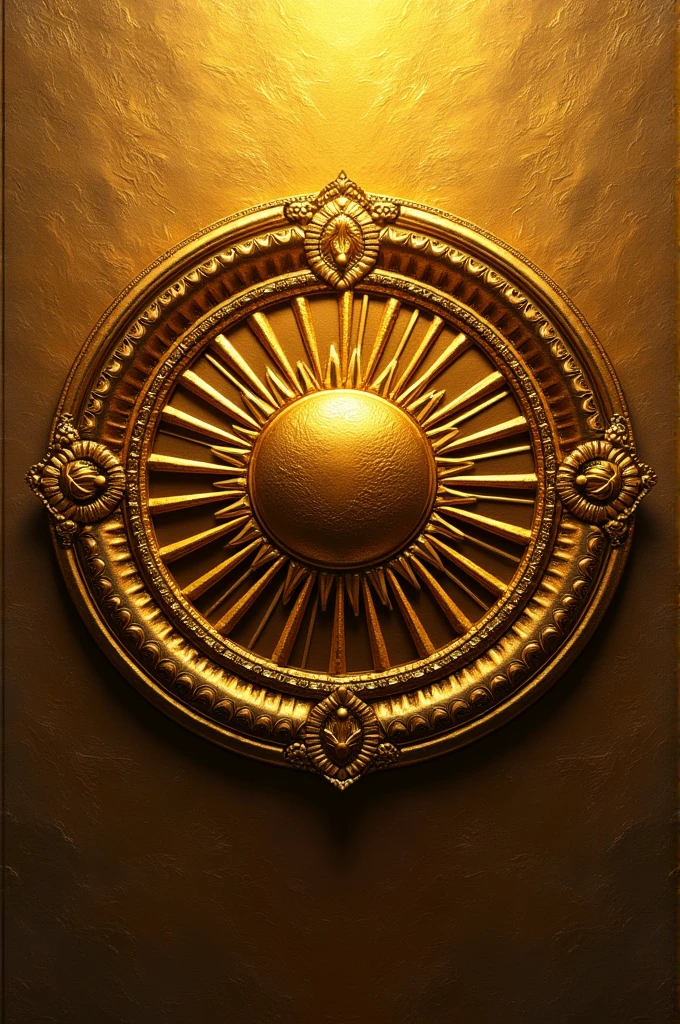 An original logo to sell gold that says the house of the sun