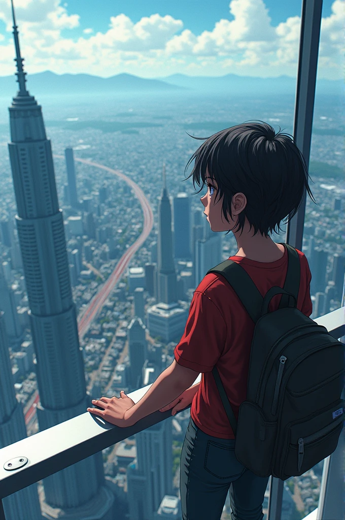 ager looking down from a tall building