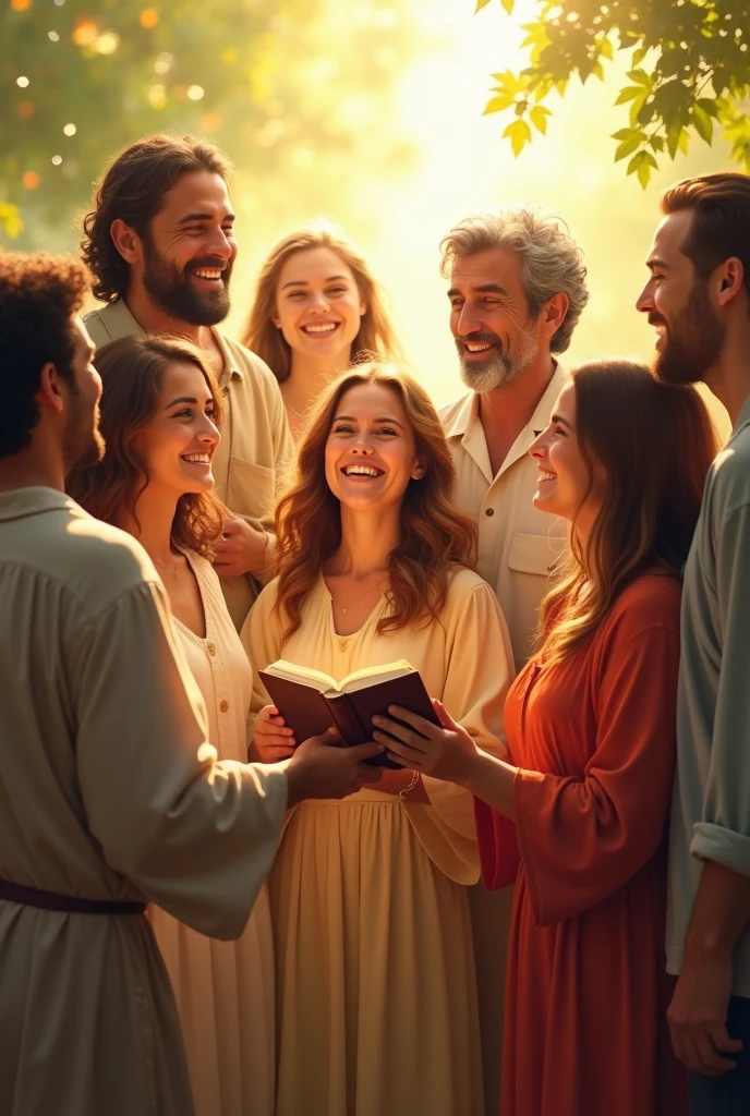 people, happiness, Christ and the Bible