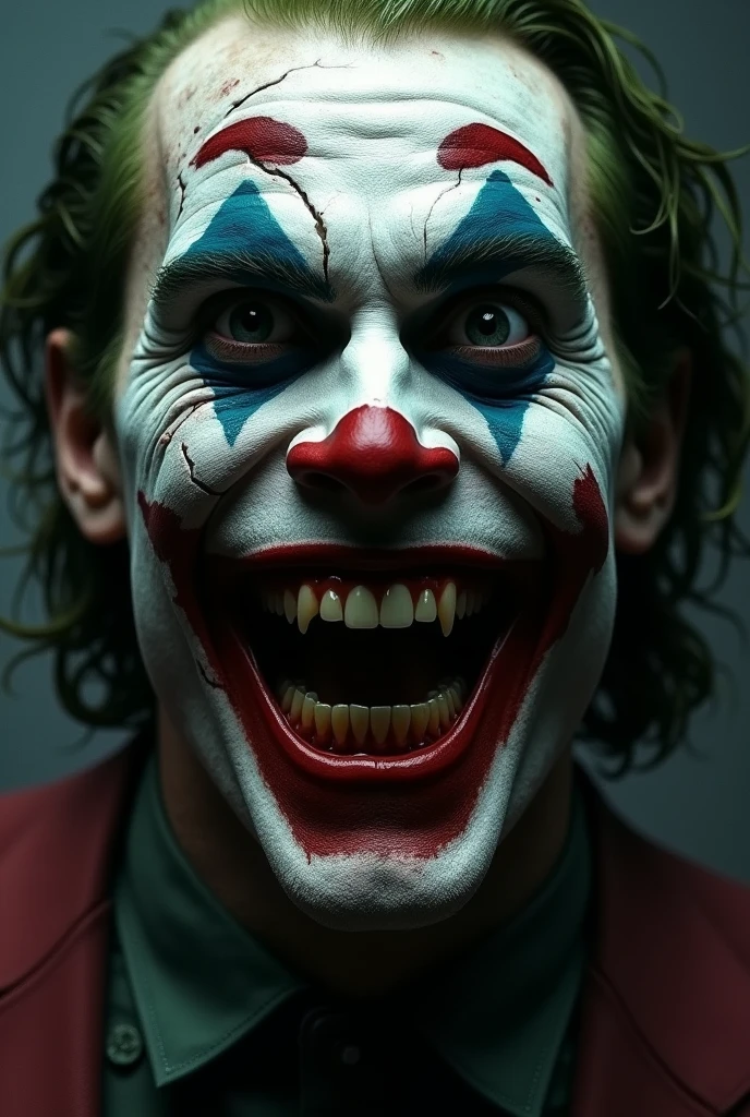 Make a joker realities‚ creepy smile