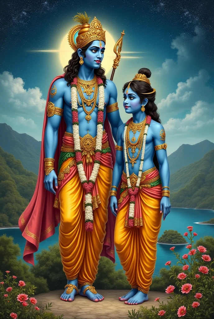 Ram and Krishna 