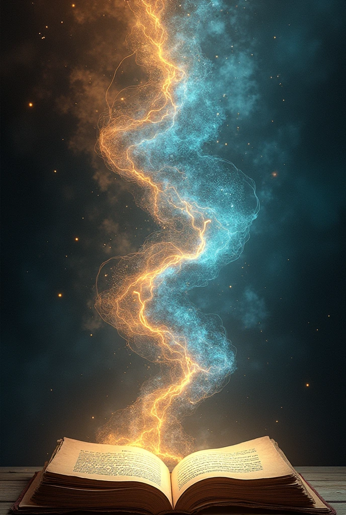 An abstract representation of a journey through time, where an ancient scroll transforms into a holographic screen, symbolizing the evolution of learning from historical methods to modern machine learning.