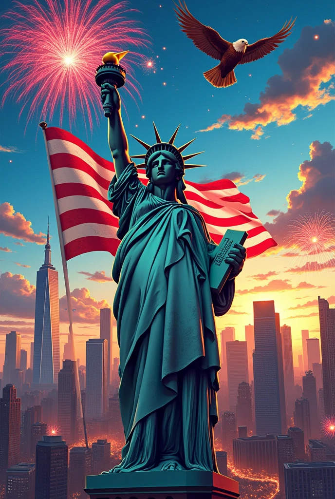 Independence day drawing
