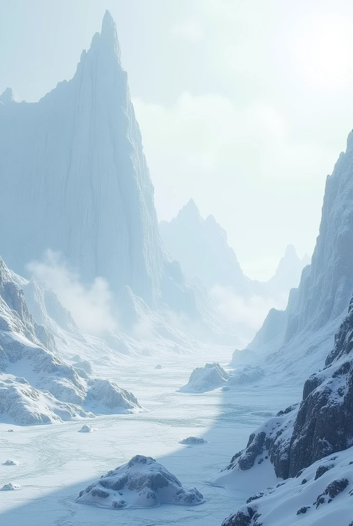 A planet with only cold weather