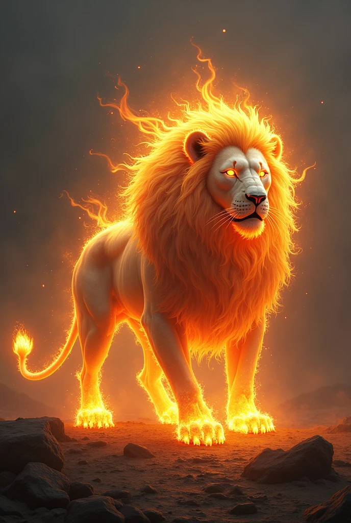 Ghost rider fire lion