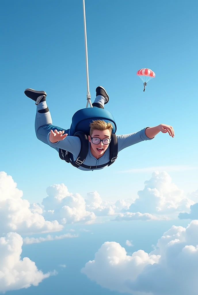 Birthday voucher . For Markus : Skydiving