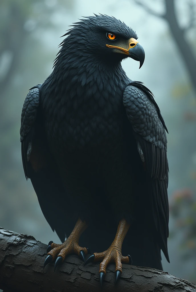 The strongest bird, big, sharp eyes, creepy
