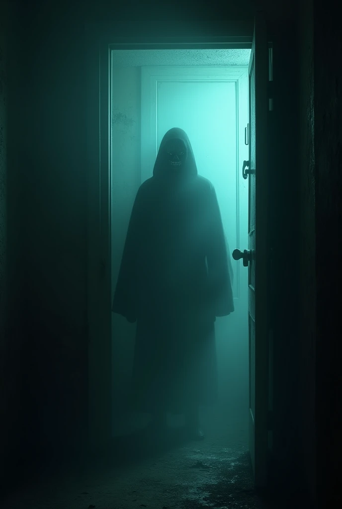 **Description for Image Generation:**
**theme:** mysteries, Terror and Supernatural
**main image:** An enigmatic silhouette of a ghostly figure, emerging from a dense fog. The figure may have a vague expression and blurry shadows around it. Alternatively, an old door ajar with an ominous light shining from inside, creating a dramatic and mysterious lighting effect.
**Paleta de cores:** Dark and contrasting tones, como negro, Red blood, and dark blue. Add a touch of pale green or purple to create a supernatural effect.
**styled:** Dark and enigmatic atmosphere with a subtle texture of cracks or dust. The background can be a blend of shadows and fog to create a sense of depth and mystery.
**Design:** Use low lighting effects and intense shadows to accentuate the feeling of suspense. Keep the focus on the central element to ensure the image is impactful and recognizable even at smaller sizes.
---
This description should provide a clear basis for creating a visually striking image suitable for your channel's theme..