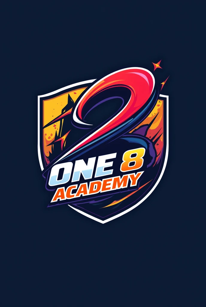  eye catching sporty logo for Football Academy with the text 'One 8 Academy'