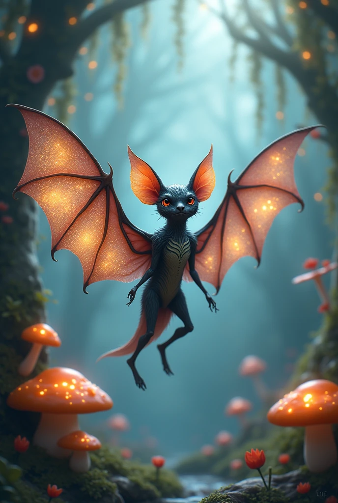 A fairy fantasy bat