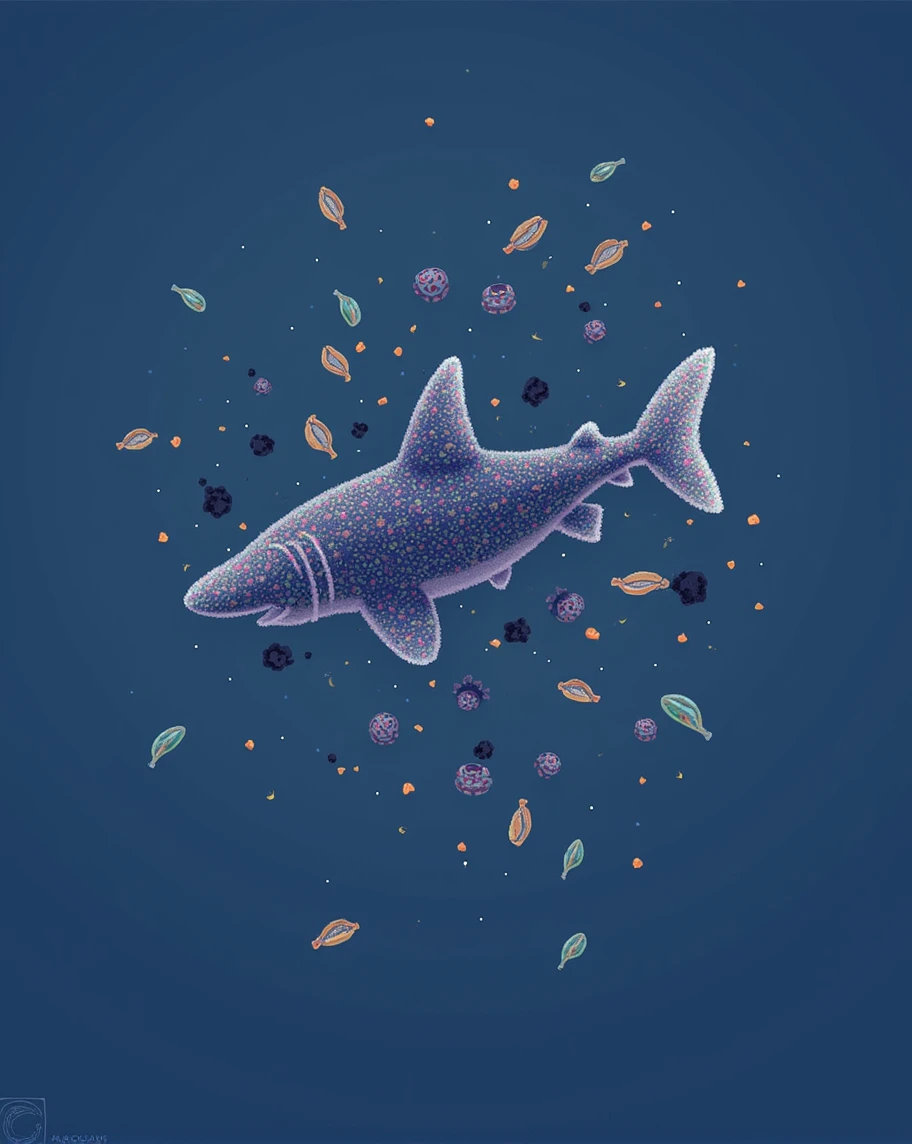 Add shark and many fish
