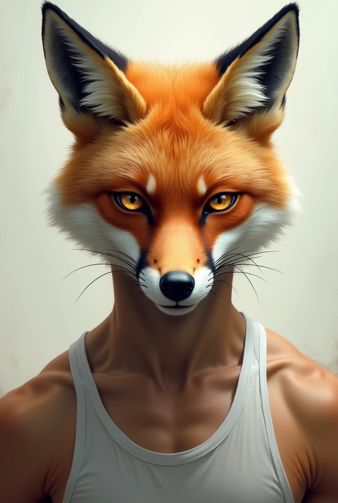 Standing portrait Male Fox eyes Human