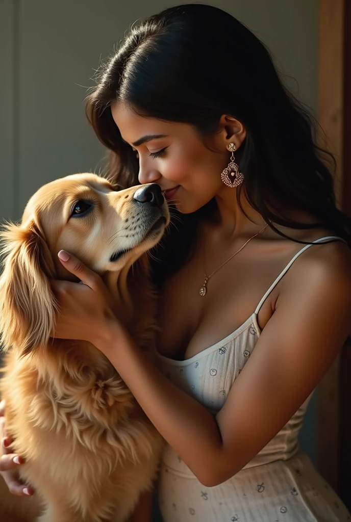 Indian girl having sex with dog
