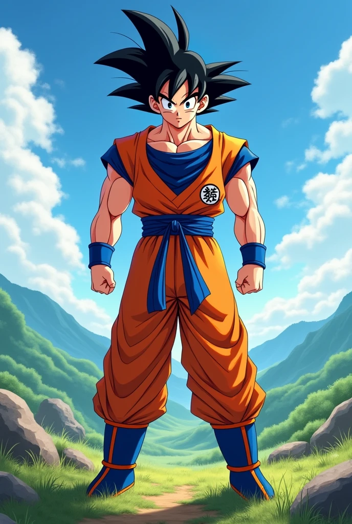 Faça o Goku de Dragon Ball