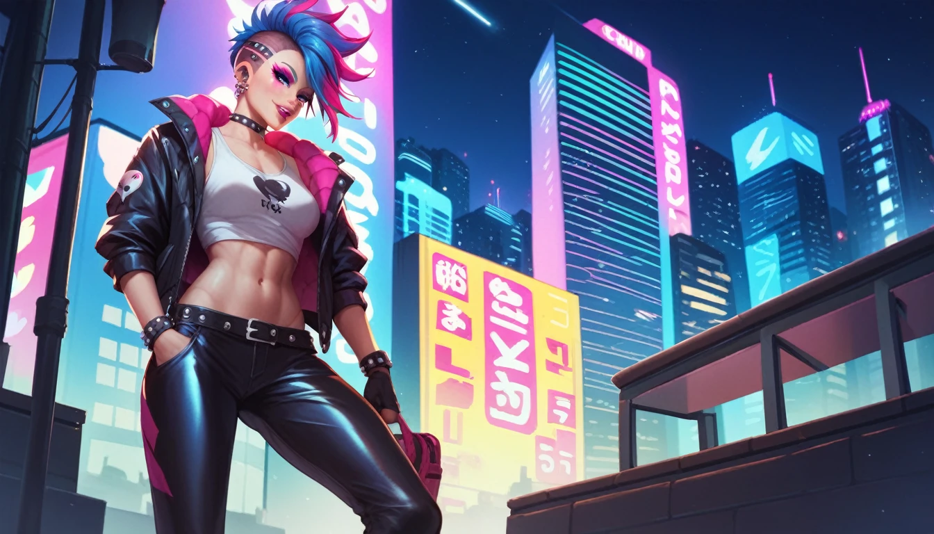 Night City, City of night, neon. cyber punk，Emotional，City Pop