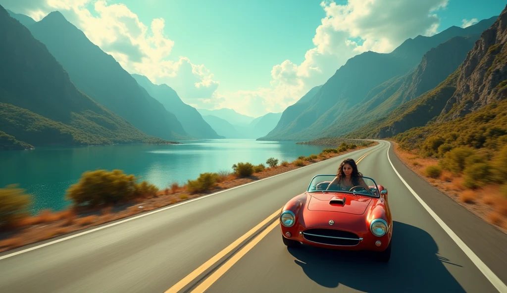 Beautiful Road, national highway, traveling, driving car, beautiful actor, enjoy journey, bollywood style thumbnail